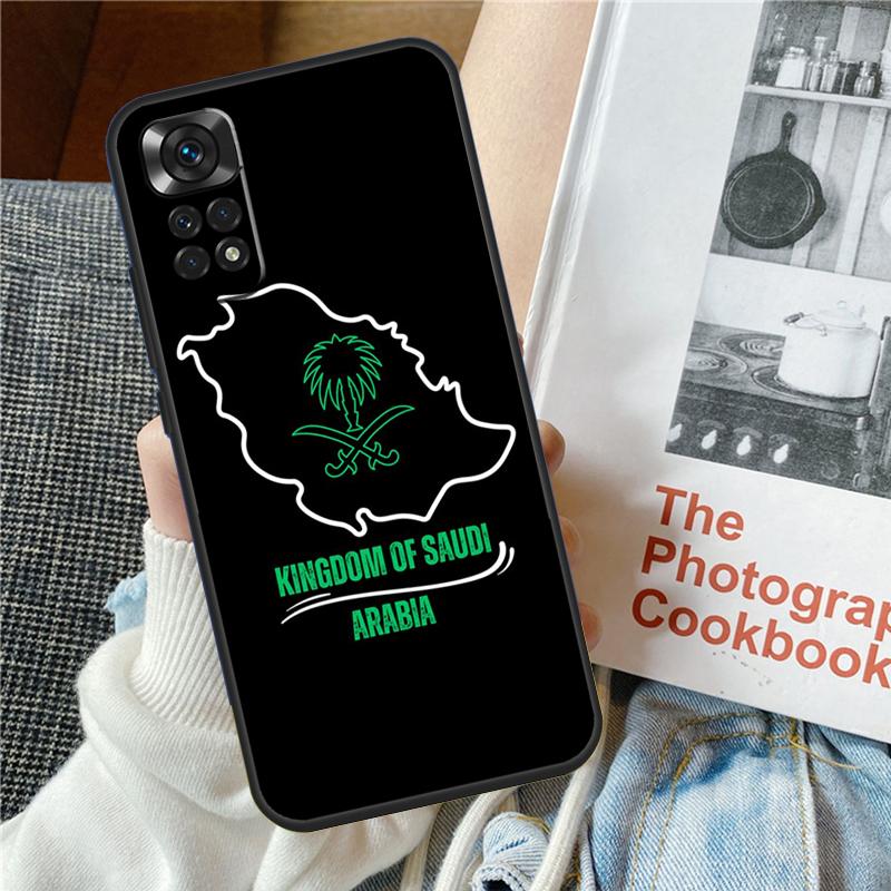 Kingdom of Saudi Arabia Flag Phone Case For Xiaomi Redmi Note 12 12S 12C 13C 10 10C 10A 9 9C 10S 11S 11 Pro Soft Cover