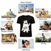 Halloween Ghost Nurse Print Casual Top Pure Cotton T-shirt