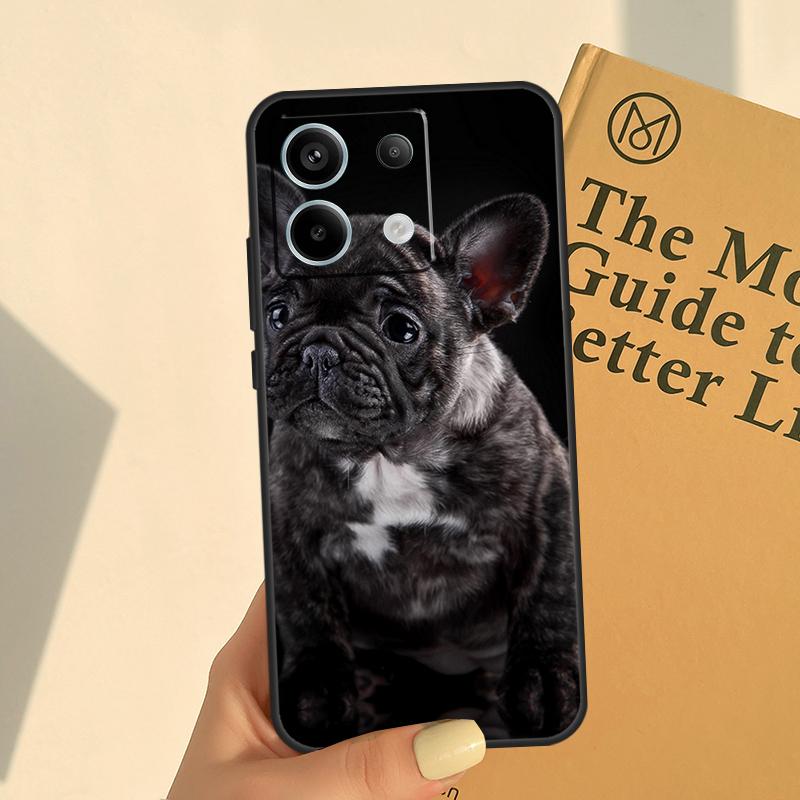 French Bulldog Dog Cover For Xiaomi Redmi Note 11 10 12 13 14 Pro 11S 12S Case For Redmi 15C 10C 13C 12C 14C 15