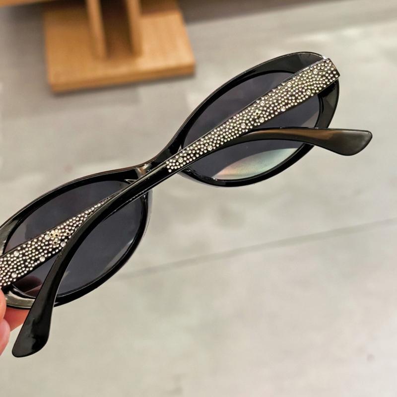 New Vintage Ellipse Sunglasses Women Men Round Sun Glasses Female Circular Eyewear Oculos De Sol for Male Female Eyeglasses