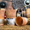 Set of 12 Viking Horn Glass Authentic Mini Horn Mugs Drinkware for Mead, Whiskey, Home Décor Handmade Medieval Cups