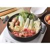 Pearl Metal Sukiyaki Pot, 20cm, Cast Iron, Induction and Oven Compatible, Sprout Design, HB-6481