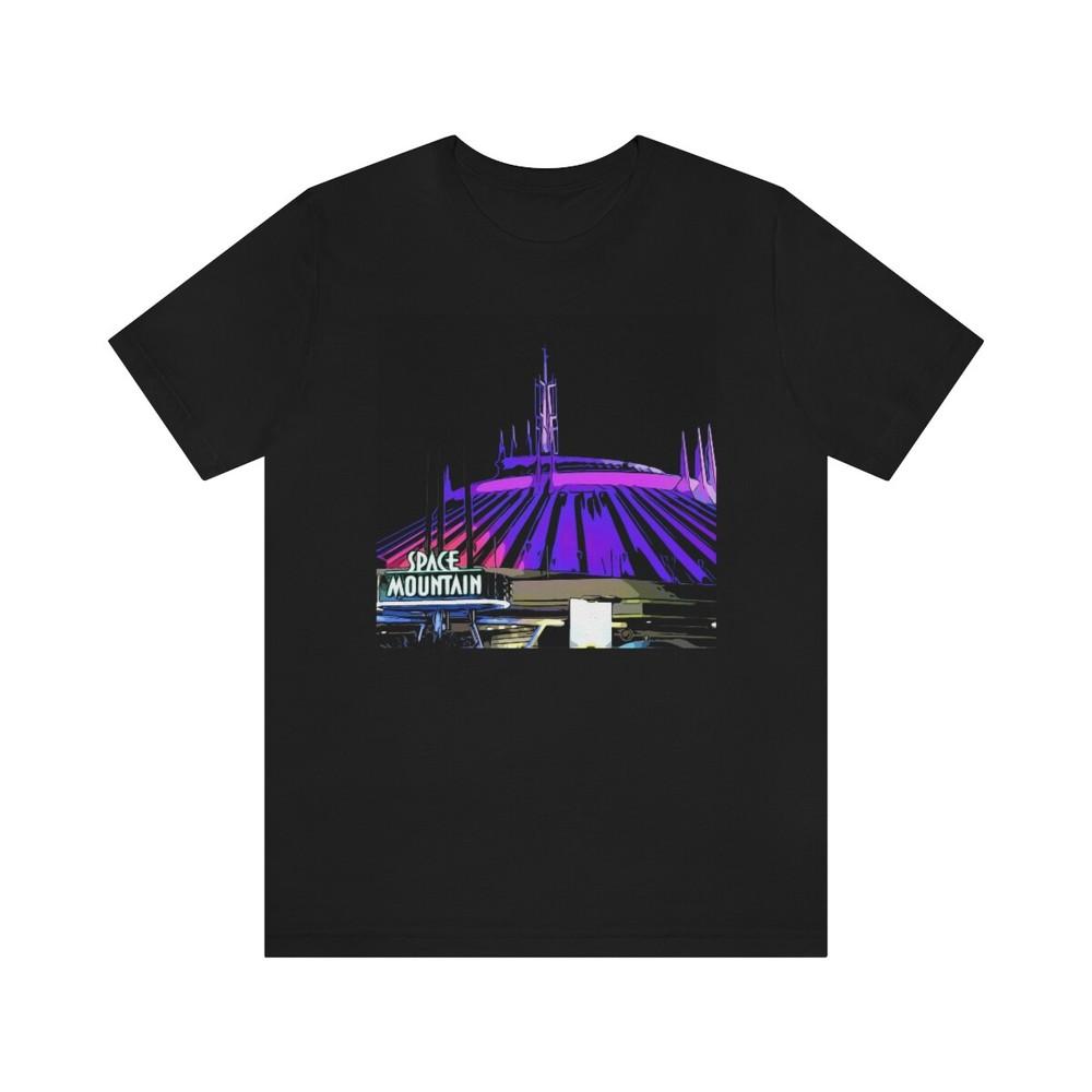 Tee Painting of Disneyland ~SPACE MOUNTAIN Ride Unisex T-Shirt XXXXL