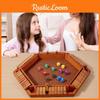 Wooden Teaser Brain Toy Board Game With Six Side Flip Panels For Home Use Party