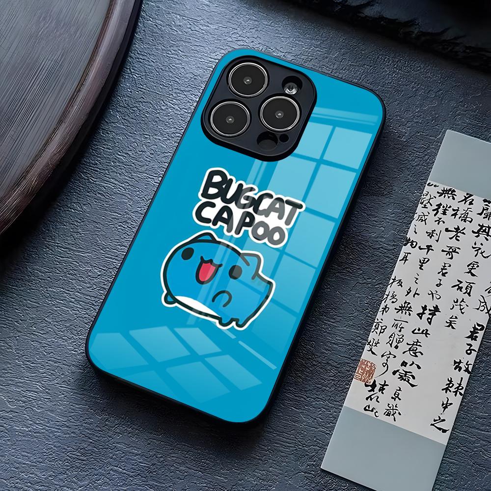 Bug Cat C-Capoo Handyhülle Für IPhone 16 Pro Max 17 14 15 Plus 13 Mini 11 12 X XR XS 8 7 Plus SE Glasabdeckung