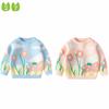 Autumn and Winter Flower Pure Cotton Pullover Baby Girl's Clothing