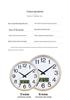 Silent Large Wall Clock with Creative Design for Living Room - Hole-Free Hanging
