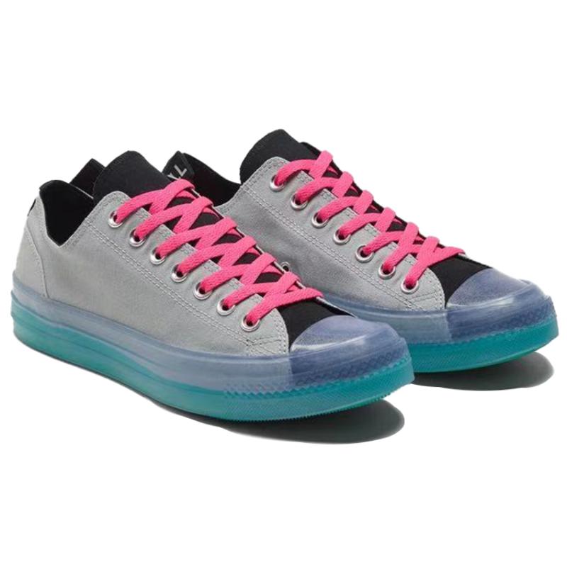 Converse Chuck Taylor All Star CX Comfortable and Versatile Low-top Canvas Shoes Unisex Gray Black