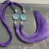Round Neck Hanfu Palace Sash Belt Simple Waist Cord Belt New Tassel Pendant Belt  Gift