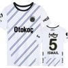 Maglietta da calcio a maniche corte Dzeko Squadra Locale Super Fenerbahce T-shirt Sportiva
