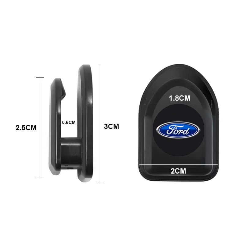 Mini Cârlige Auto Negre Autoadezive Cârlige Invizibile Suport de Depozitare Interior Pentru Ford Focus Mondeo Kuga Fiesta MK7 Escort Explorer Edge 2 4 MK2