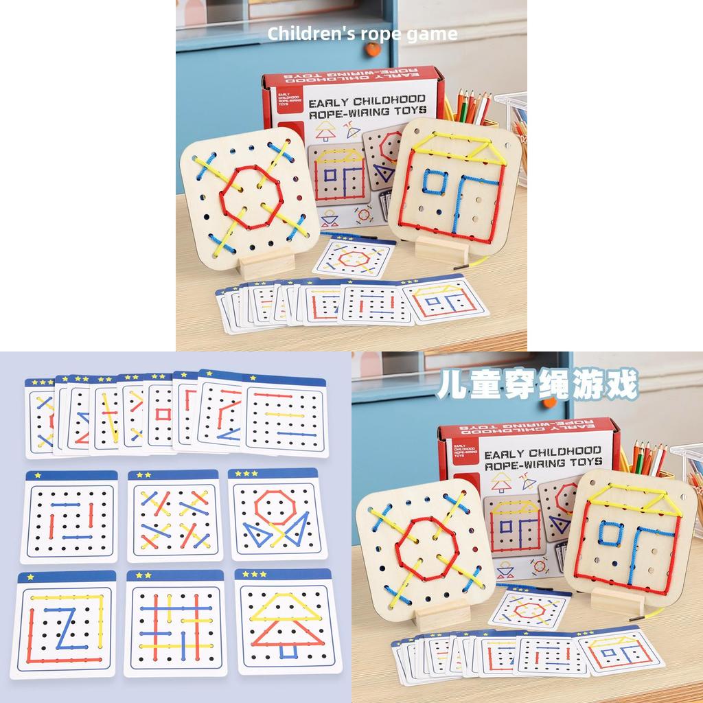 Wooden Wiring Board Toys Toy For Early Childhood Development And Handeye Coordination