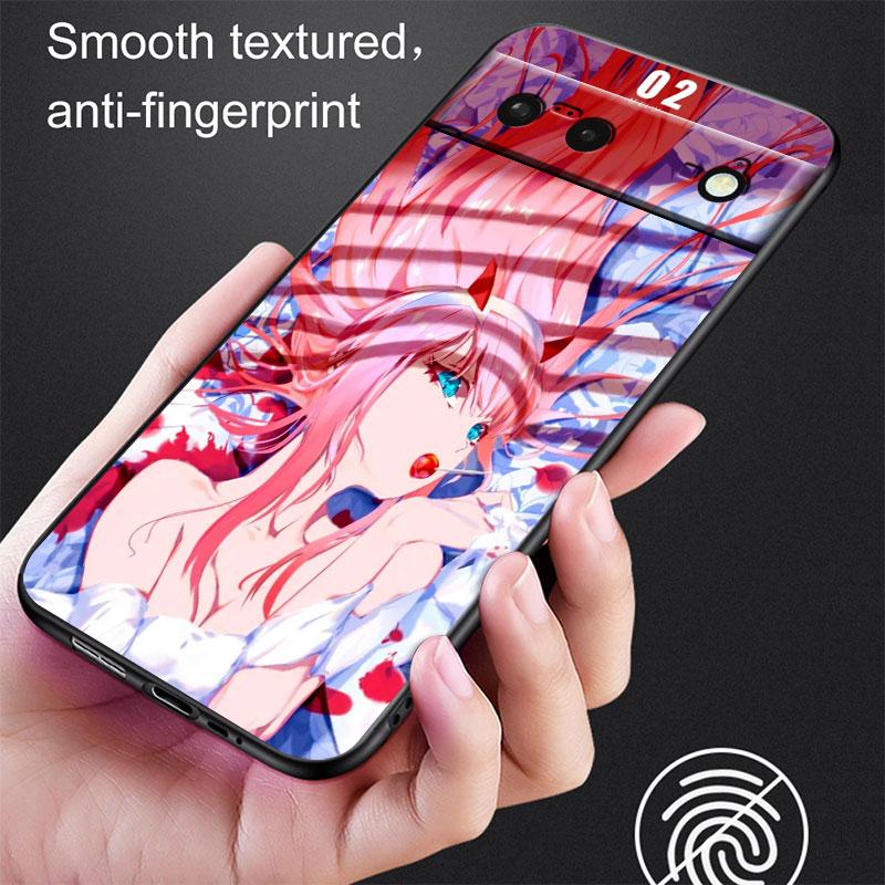 

Чехол для телефона Darling in the FranXX Zero Two для Google Pixel 7 Pro 6 Pro 6A 5A 5 4 4A XL 5G, черный, мягкий чехол, чехол Fundas Google Pixel 4