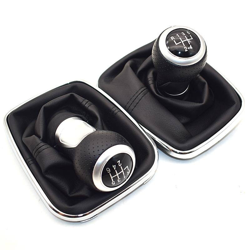 Für Volkswagen VW 1999-2004 Golf 4 IV MK4 GTI R32 Bora Jetta MT 12mm 5 / 6 Gang Auto Schaltknauf Hebel Schalthebel Manschette