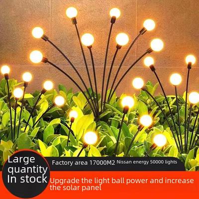Waterproof Solar Firefly Garden Lights for Lawn and Courtyard Atmosphere