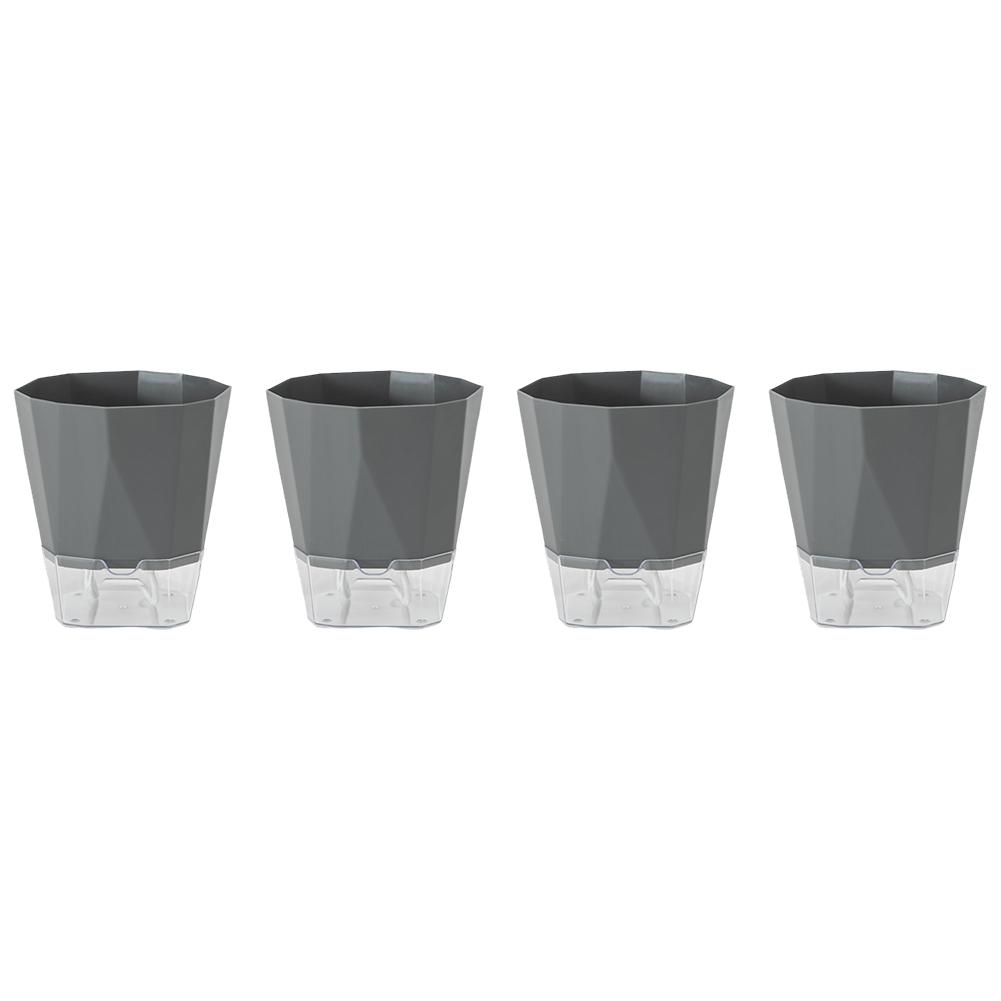 

Compact Design Flower Container Decorative Pot Transparent Pot Plastic Flower Pot Medium Indoor Plants Suitable For Cacti