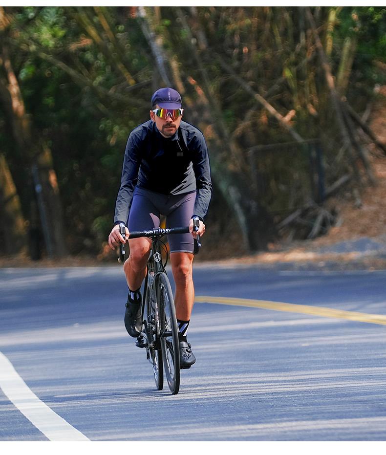 Lanpada Unisex Windbreaker: Windproof Cycling Jacket for Spring and Autumn, Long Sleeve for Mountain and Road Biking