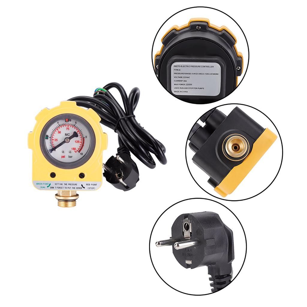 Pressure Control   Pressure Controller Unit 0-10 Bar Range Barring for Submersible Self-priming   Well Pumps with a