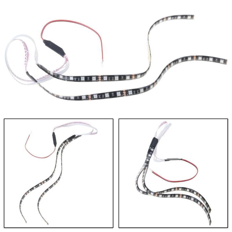 Electric Scooters Safety Light Strips With Strong Adhesive Quick 3 Second Setups for Outdoor Activity