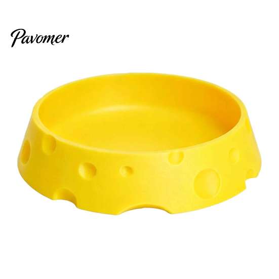 Durable Hamster Burrow Cheese Hideout, Funny Cave House, Small Pet Golden Food Bowl, Cage Accessory for Gerbils, Guinea Pigs Animal Nest
