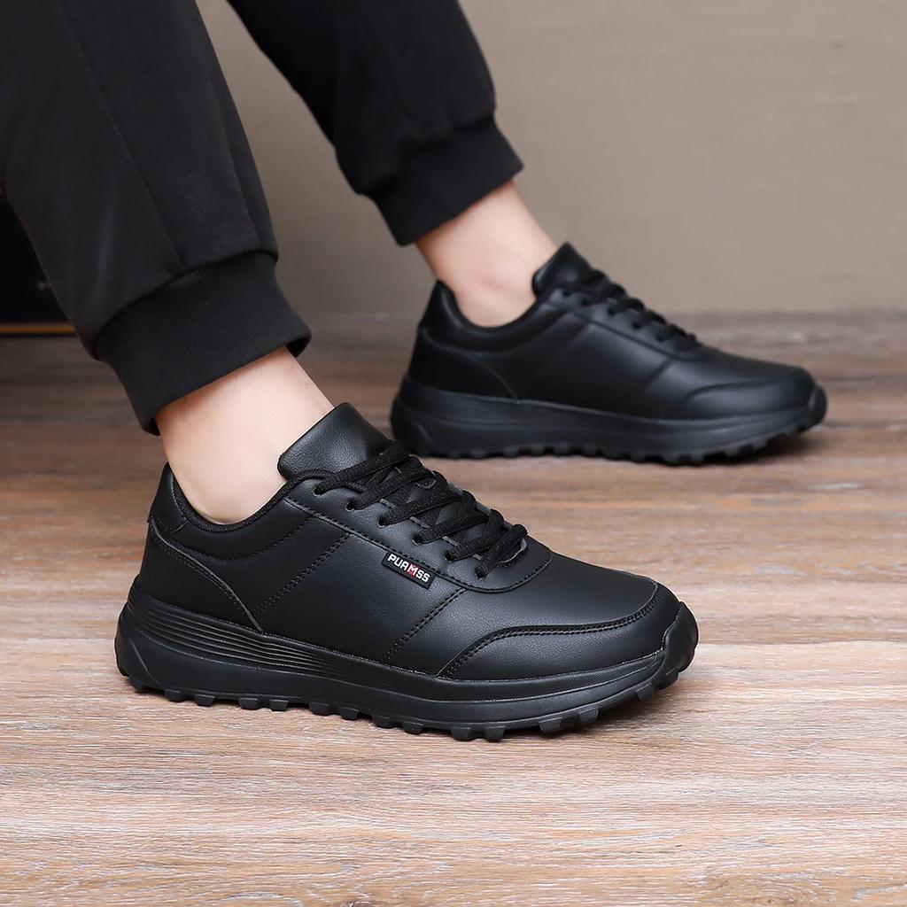 Men Shoes Soft Moccasin Shoes Comfortable Casual Shoes for Men Solid Black White Walking Men Sneakers Footwear Plus Size 39-46