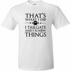 That's What I Do I Tailgate and I Know Things Black Logo T Shirt Football Season Unisex T-Shirt
