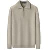 Shanshan Men's Rolled Collar Wool Cashmere Sweater