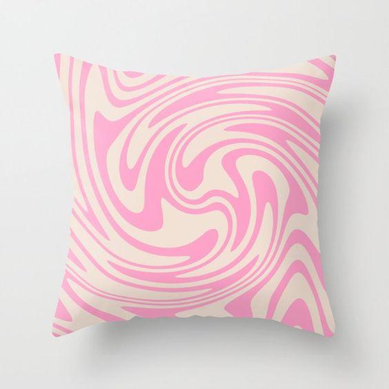 Pink Checkerboard Plaid Pattern Pillowcase Printed Decorative Home Sofa Decor Geometric