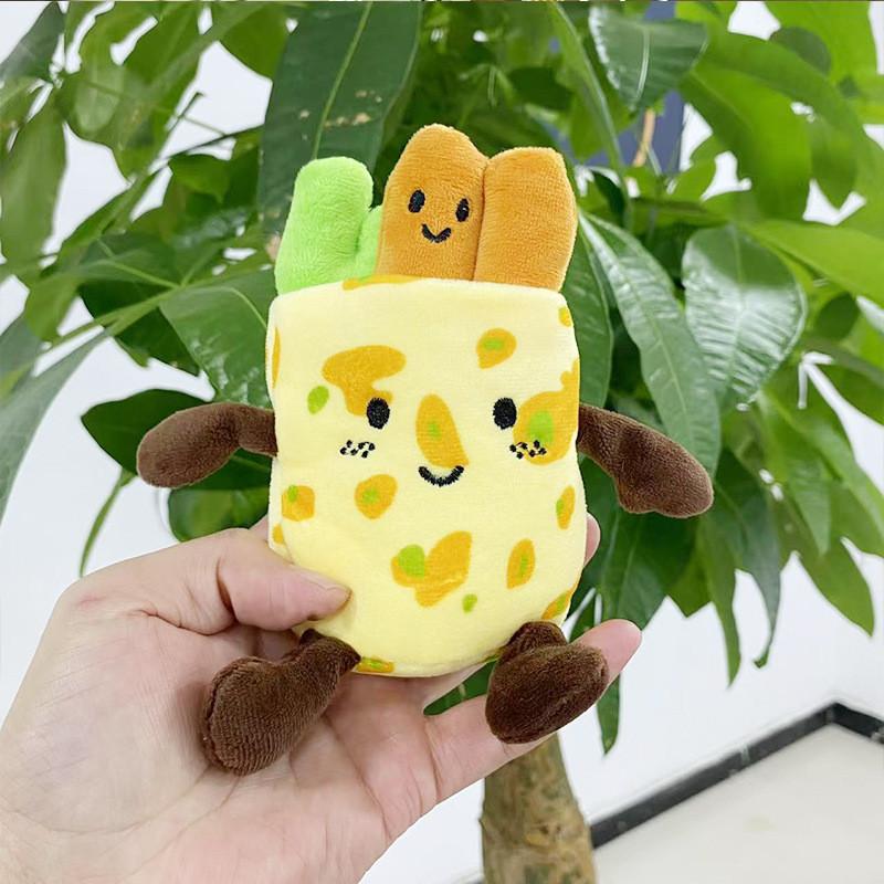 Guozi Jianbing Plush Keychain Cartoon Pendant Toys Bag Decoration Kids Gift