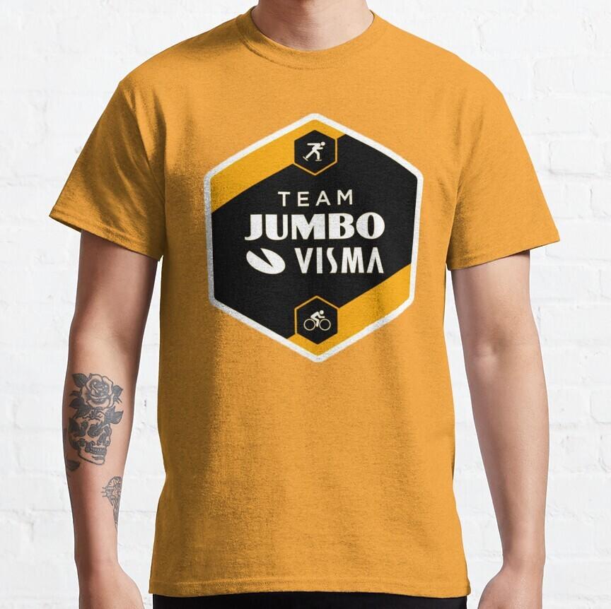 SALE Team Jumbo Visma Pro Cycling Uci World Tour Classic Tshirt Size S5XL Unisex T-Shirt S