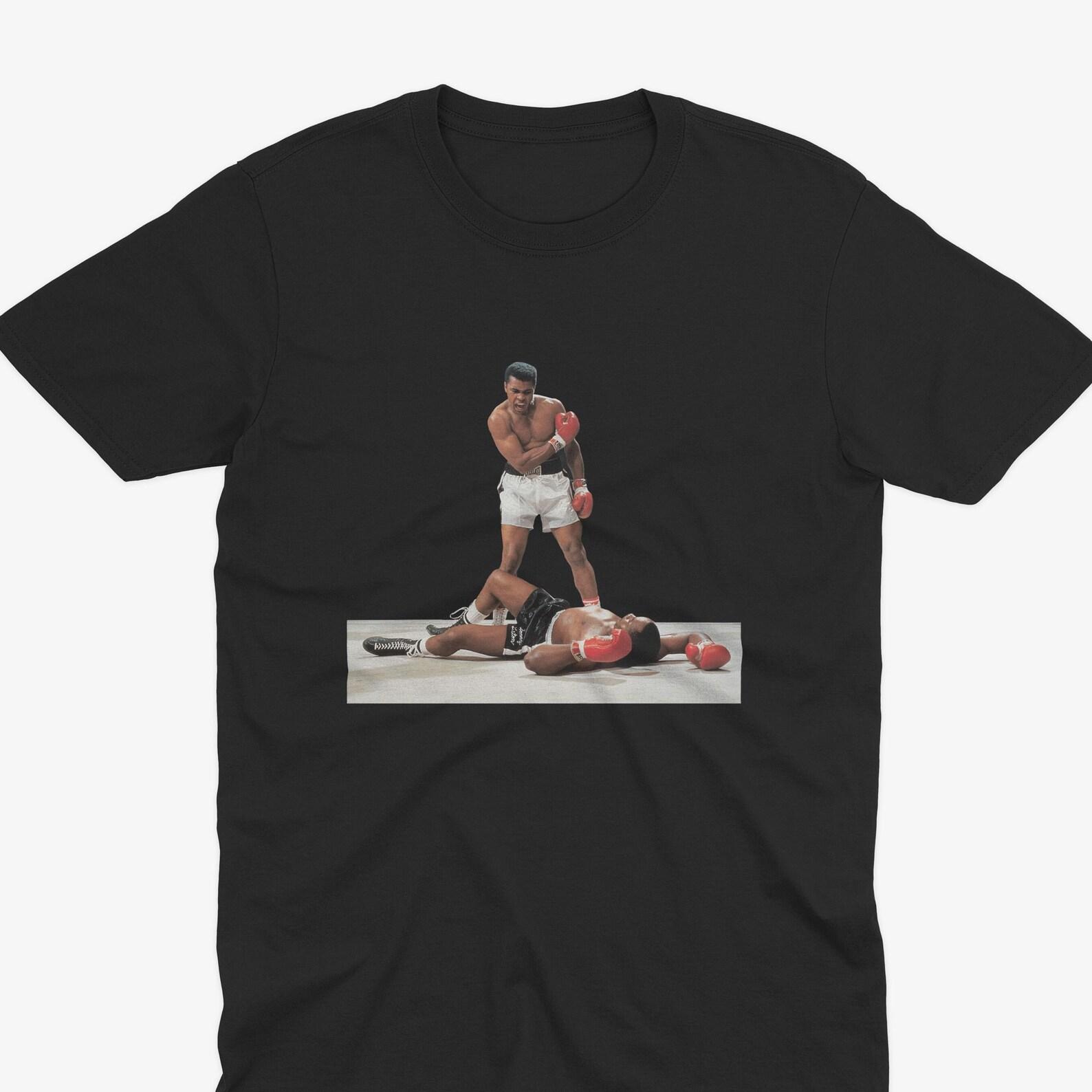 Muhammad Ali Legend Shirt,  The Greatest  Boxing Knockout Tee, Muhammad Ali tribute T-Shirt, Inspired by Muhammad Ali & Sonny Liston L