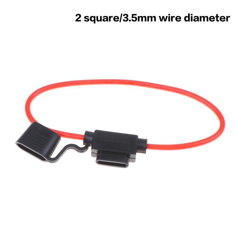 In Line Automotive Fuse Socket Mini Blade Waterproof Fuse Holder Splash-Proof 32V 50A With Fuse Blade Disconnect Switch Socket