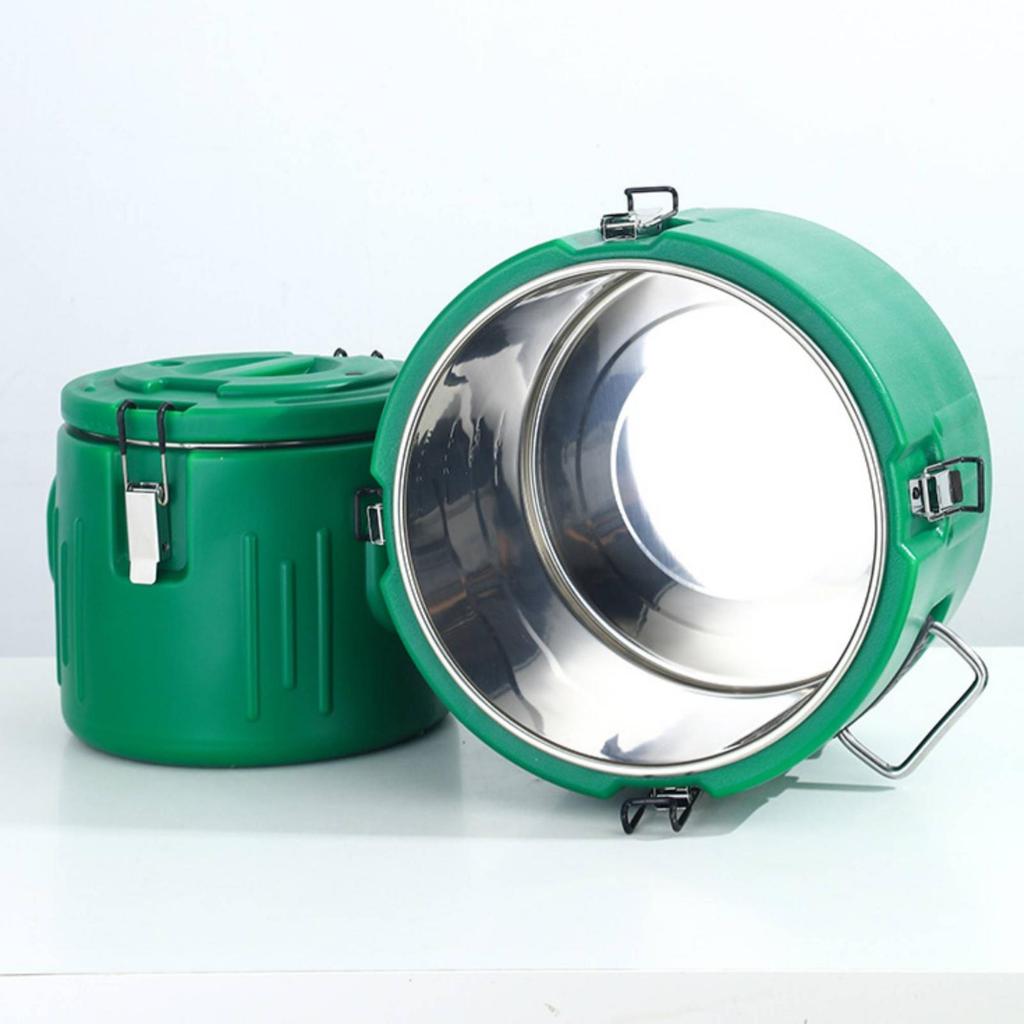 3 Pieces Insulated Food Container Metal latch Stainless Steel Thermal