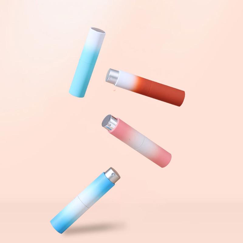 8ml Gradient Perfume Atomizer - Lipstick Style Twist Glass Spray Bottle
