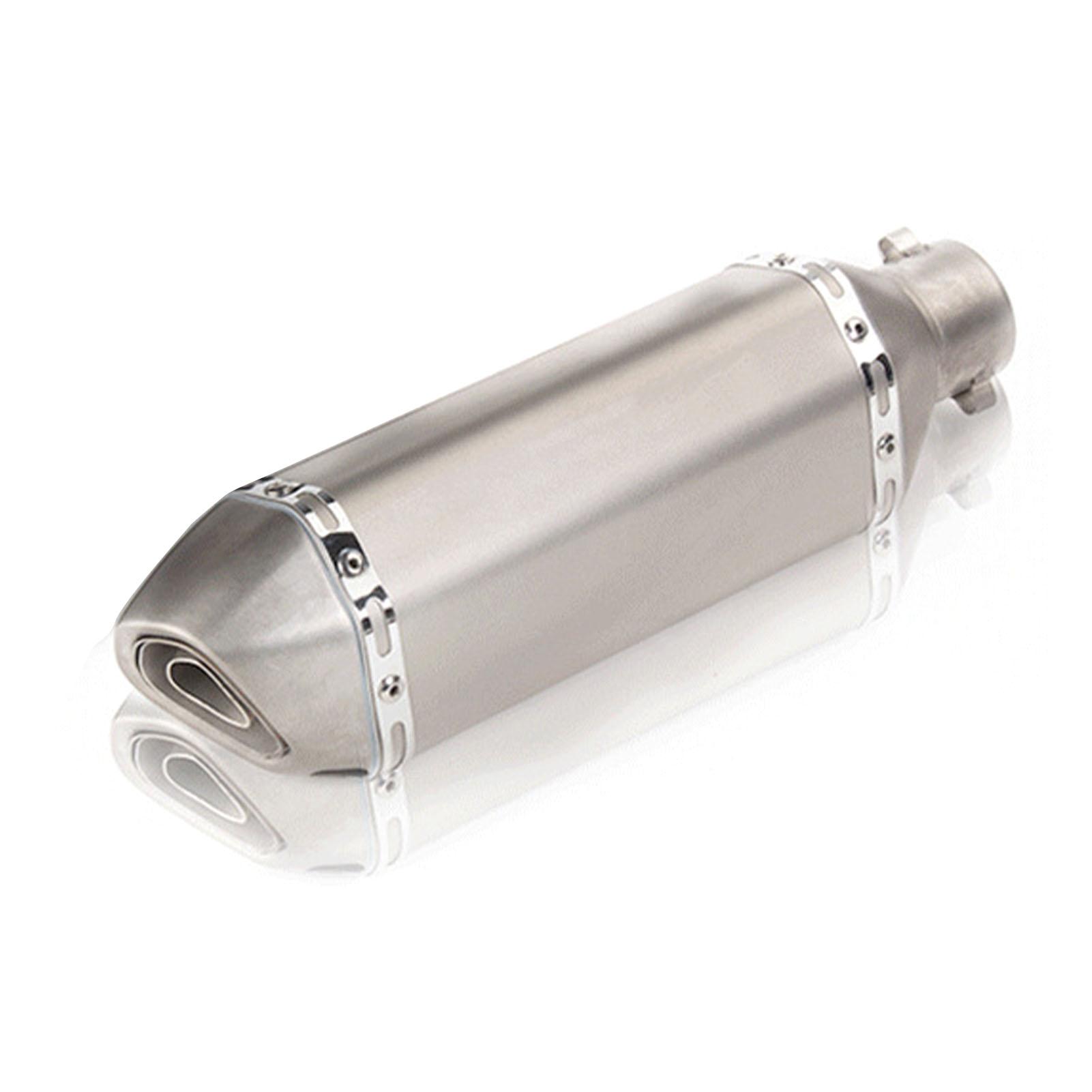 

Motorcycle Exhaust Pipe Stainless Steel Carbon Fiber Rust Proof Smooth Surface Universal for 38mm to 51mm Pipe