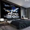ASTRO BOT Custom Name Wall Tapestry Aesthetic Wall Hanging Printed Fabric Blanket Decorative Tapestries for Bedroom Living Room Home Decor