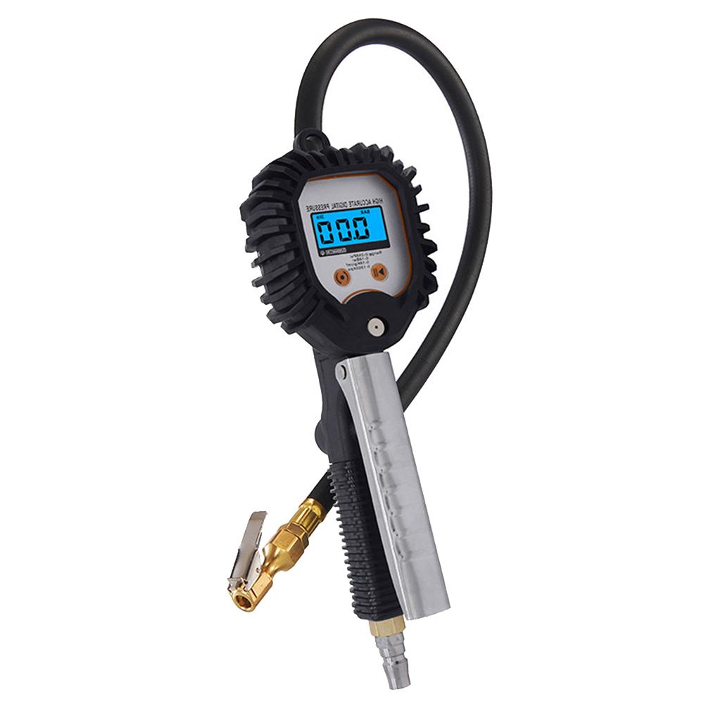 Digital Tire Inflator with Pressure Gauge Air Inflating Tool Accessory