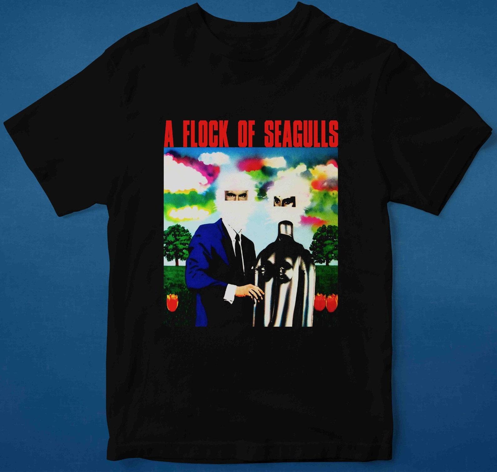 A Flock Of Seagulls T Shirt L