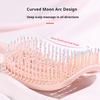 Hair Styling Comb Hollow Rib Comb Nylon Hair Smooth Hair Rotation
