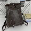 Schoolbag niche premium sense retro backpack women travel light backpack women 1011 new autumn retro commuter backpack
