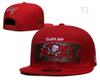 Nfl New Embroidered Buckle Cap Flat Edge American Football Team Cap Pirate Hat Visor Sa Baseball Cap