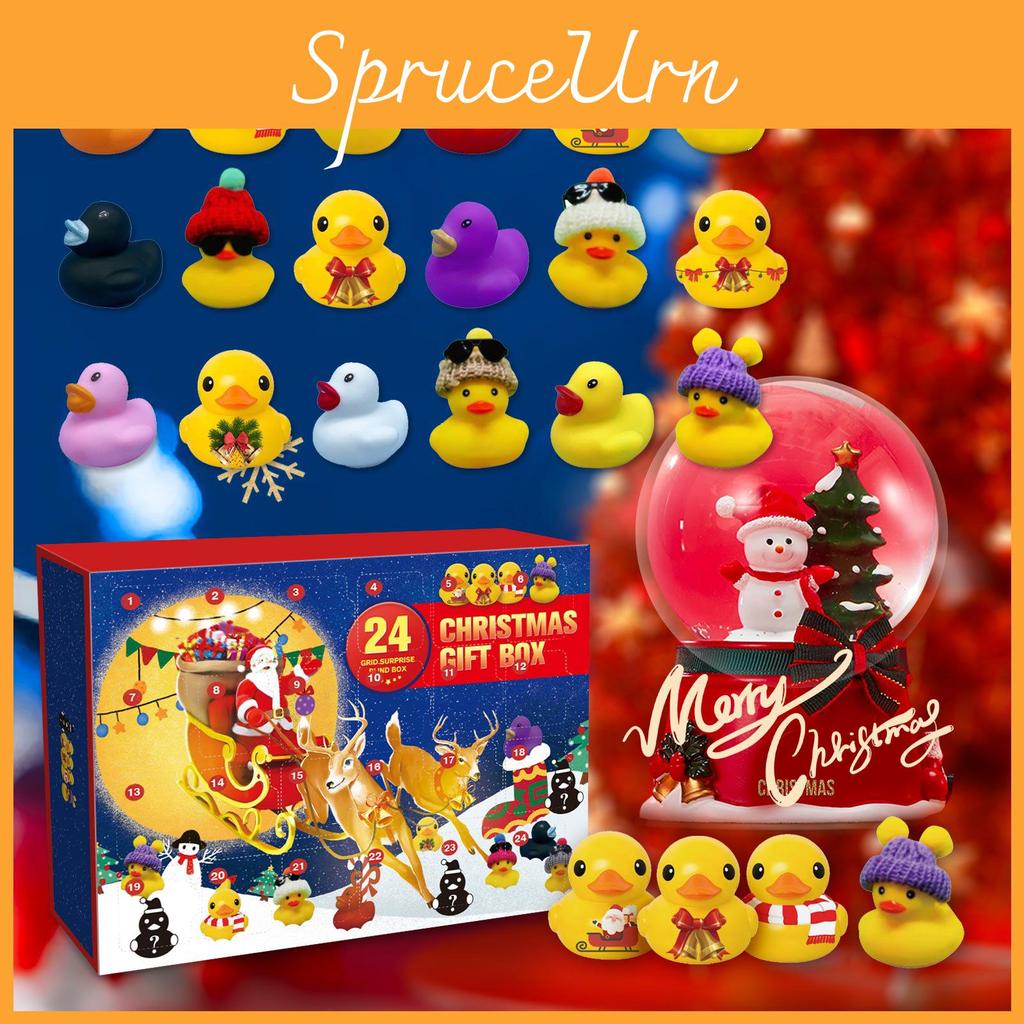 24 Days Of Novelty Rubber Ducks Christmas Duck Advent Calendar For Kids