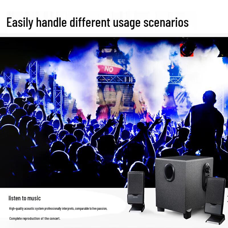 Edifier R101V 2.1 Channel Computer Speakers