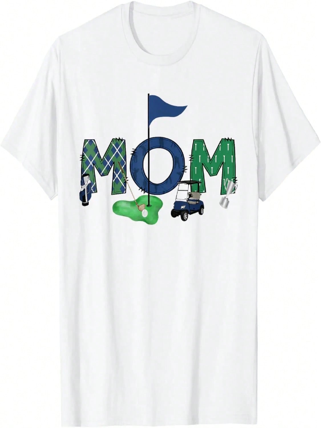 Mom Of The Birthday Boy Hole In One Golf Sport Matching T-Shirt S разноцветный