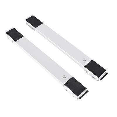 2 Stück Waschmaschine Kühlschrank Mobile Rollenbasis Edelstahl Halterung für Zuhause Badezimmer Küche Schlafzimmer