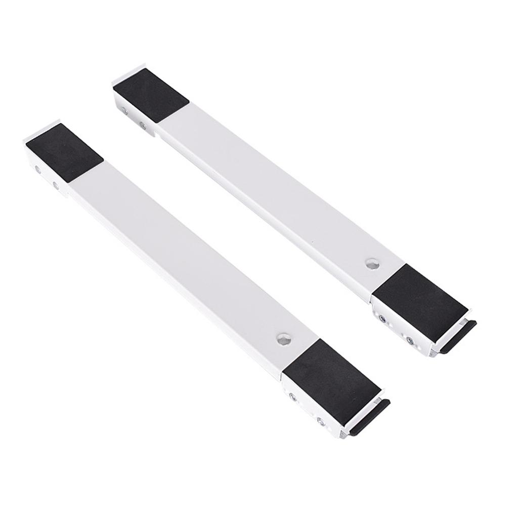 

2 шт. Мобильная подставка для холодильника из нержавеющей стали Мебельный кронштейн белый