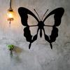 Butterfly Metal Wall Art, Elegant Outdoor Sculpture Mural, Weatherproof Garden Fence Decoration, Nature Lovers Bedroom Gift for Valentine Wedding