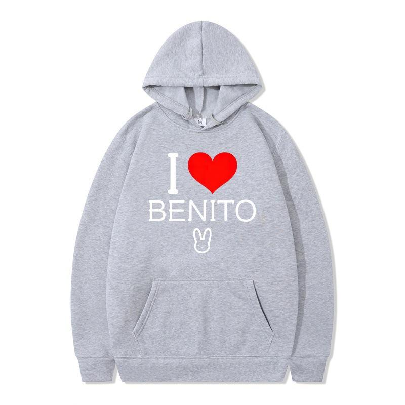 Autumn and winter new un verano sin ti bad bunny hoodie hooded sweater