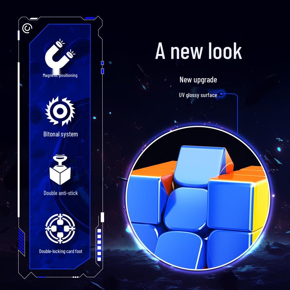 Magic Domain RS3M Magnetic UV Smooth Speedcubing Competition Puzzle Cube
