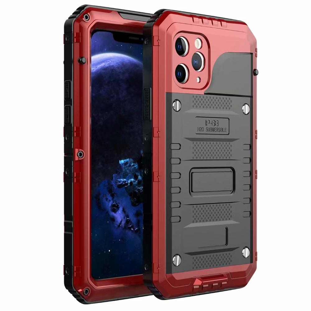 

Водонепроникний чохол із повним захистом 360° для IPhone 11 12 13 14 15 Pro Max XR XS X SE 2022 8 7 Plus Ударостійкий броньований чохол підвищеної міцності 7Plus Or 8Plus червоний